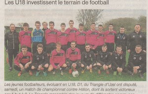 U13 ET U18 SAMEDI A LA MOTTE