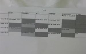 LE PROGRAMME DU MOIS D'AOUT