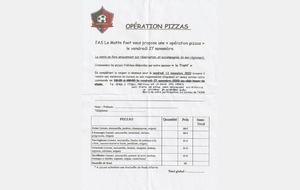 L'OPERATION PIZZA EST MAINTENUE