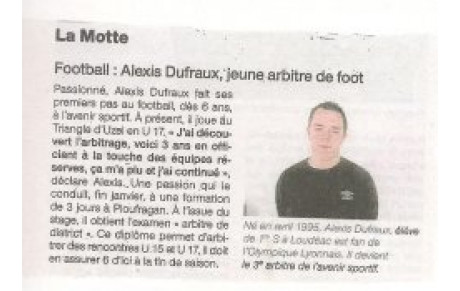 ALEXIS A L'HONNEUR