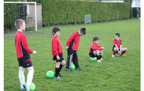 LES U8 U9 A L'ENTRAINEMENT