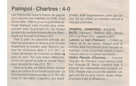 REVUE DE PRESSE 