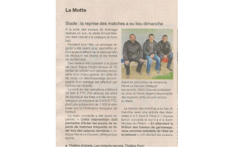 VU DANS LE JOURNAL