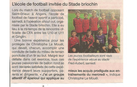 L'ECOLE DE FOOT A ST BRIEUC