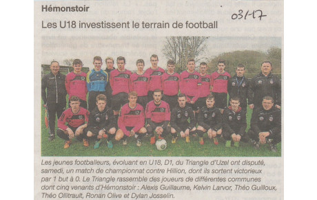 U13 ET U18 SAMEDI A LA MOTTE