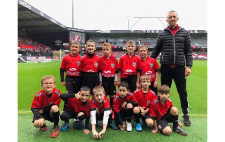 LES U8 U9 DE L'ECOLE DE FOOT A GUINGAMP