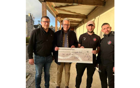 REMISE DES DONS A LA LIGUE CONTRE LE CANCER